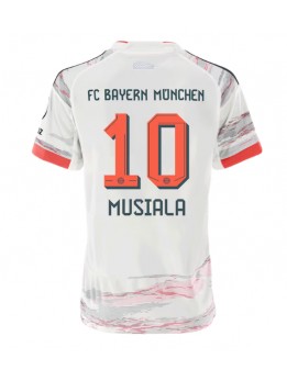 Bayern Munich Jamal Musiala #10 Replika Borta Kläder Dam 2025-26 Kortärmad